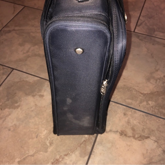 Valentino coupeau Paris  Wheeled Compact Garment Bag Suitcase, Luggage Rare Big - Picture 9 of 16